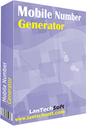 Mobile Number Generator screen shot