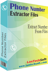 Phone Number Extractor Files screen shot