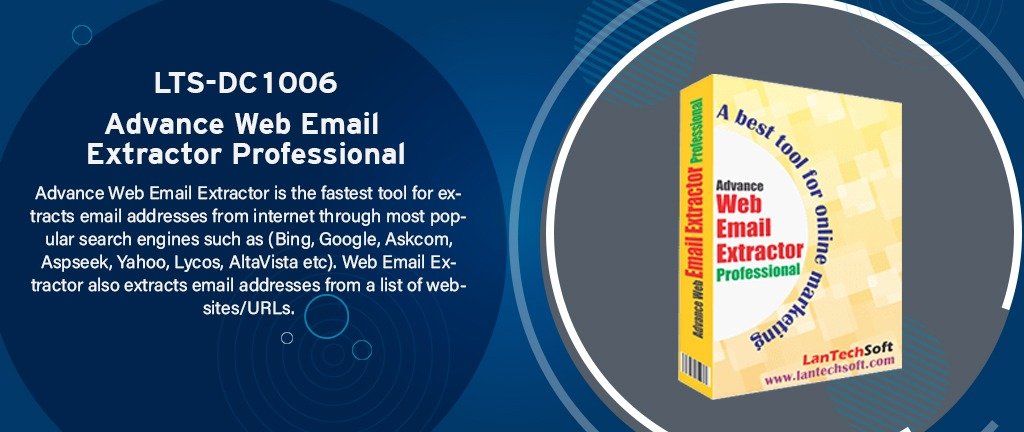 Web email extractor software