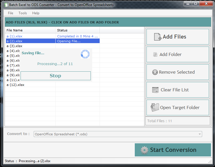 Batch Word to ODT Converter