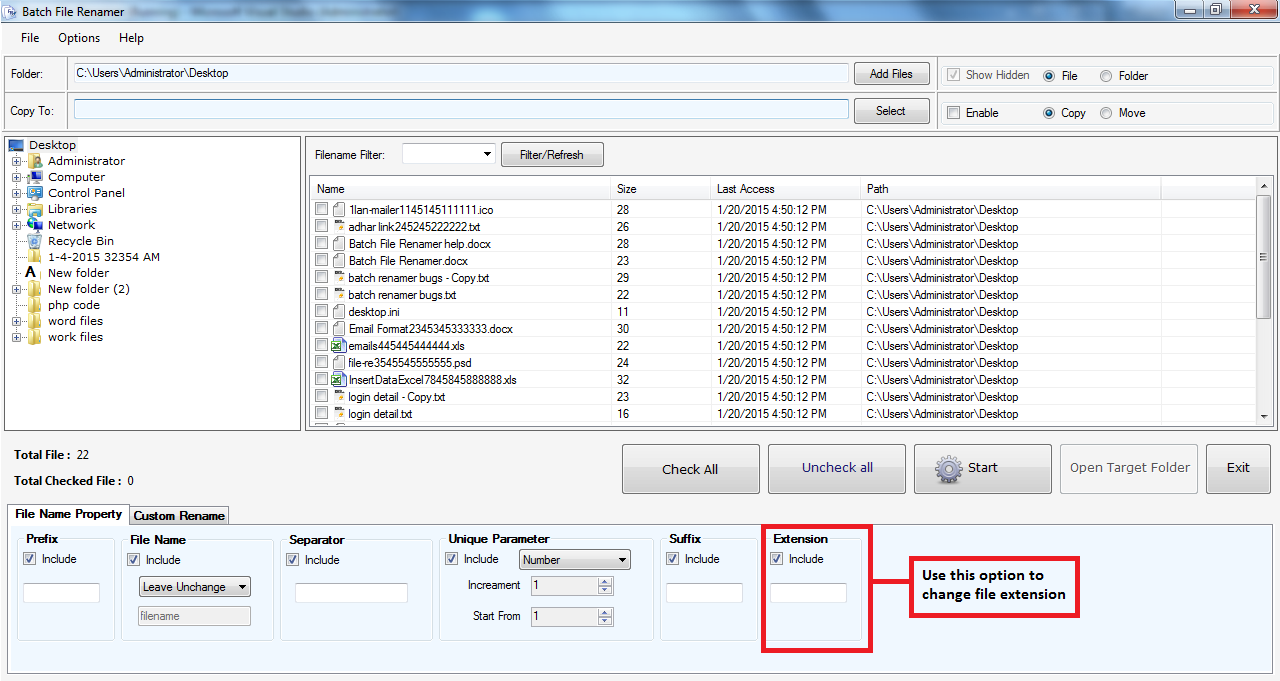 Batch File Renamer