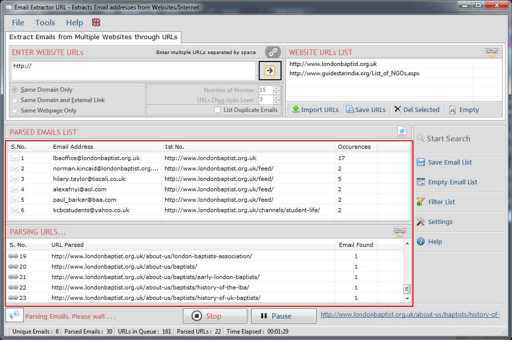 email extractor from url email extractor from url