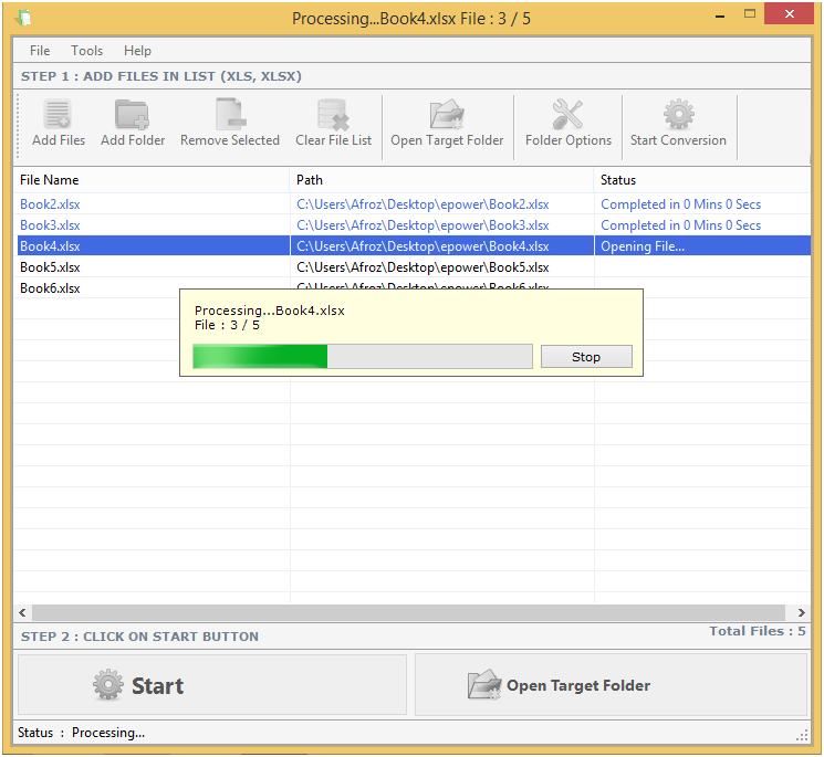 Excel Document Details Editor