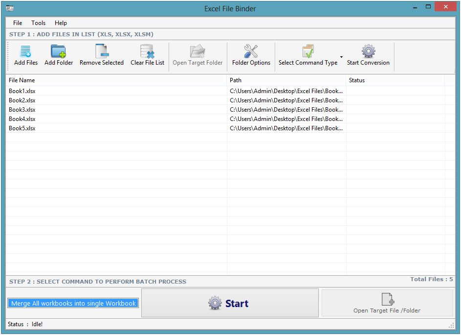 Excel File Binder