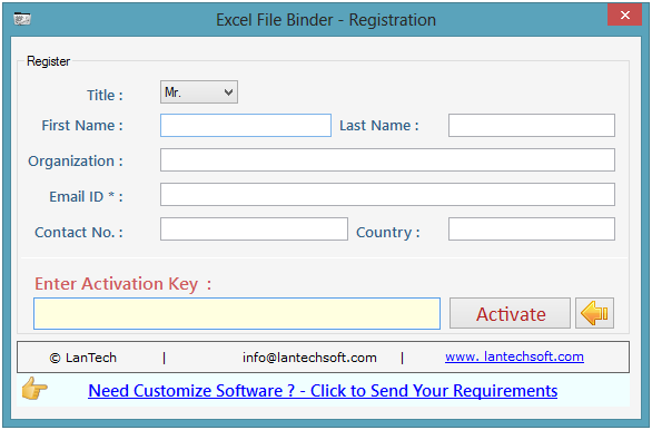 Excel File Binder