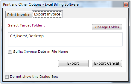 Marathi Excel Billing Software