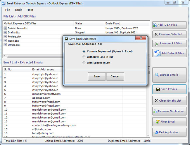 how to change email address in outlook express