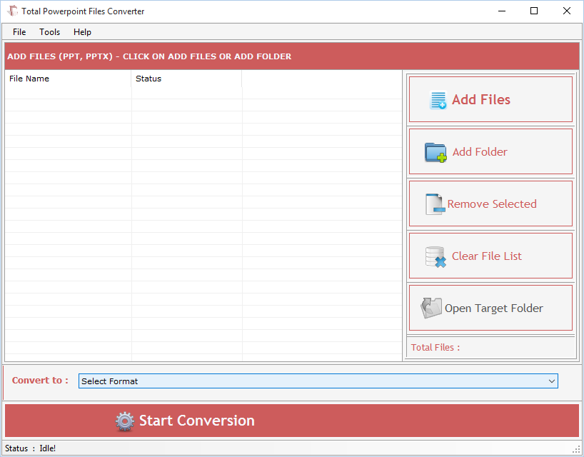 Total PowerPoint Files Converter