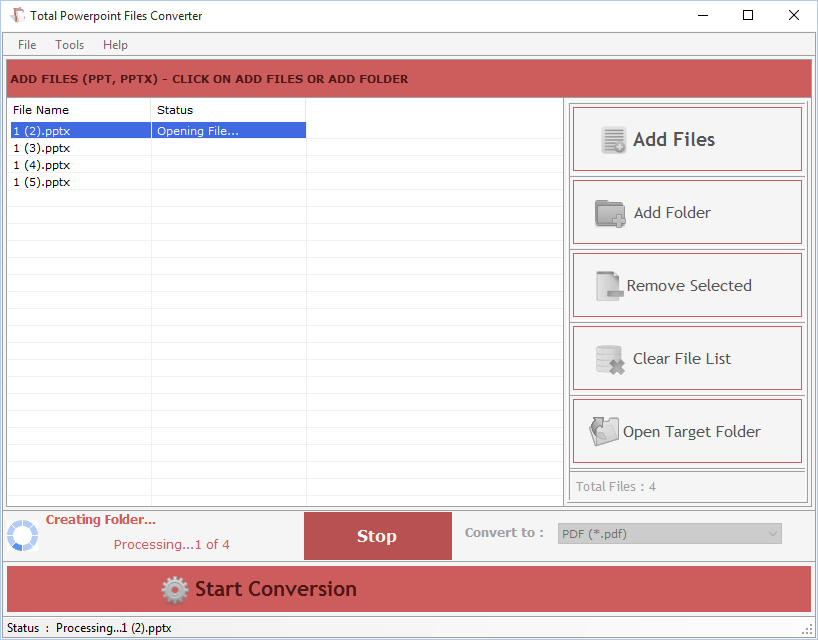 Total PowerPoint Files Converter