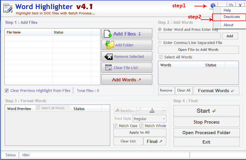 word highlight tool